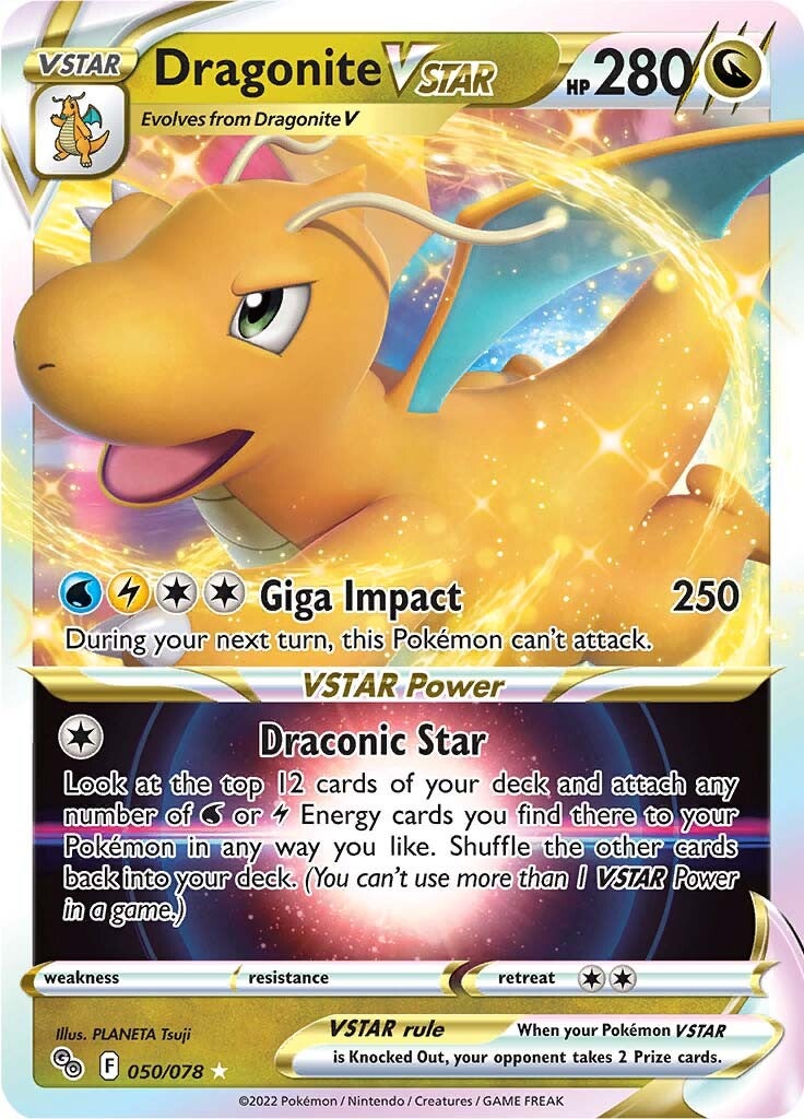 Dragonite VSTAR (050/078) [Pokémon GO] | Event Horizon Hobbies CA