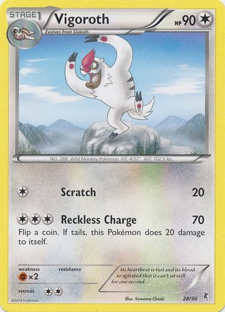 Vigoroth (28/30) [XY: Trainer Kit 1 - Bisharp] | Event Horizon Hobbies CA