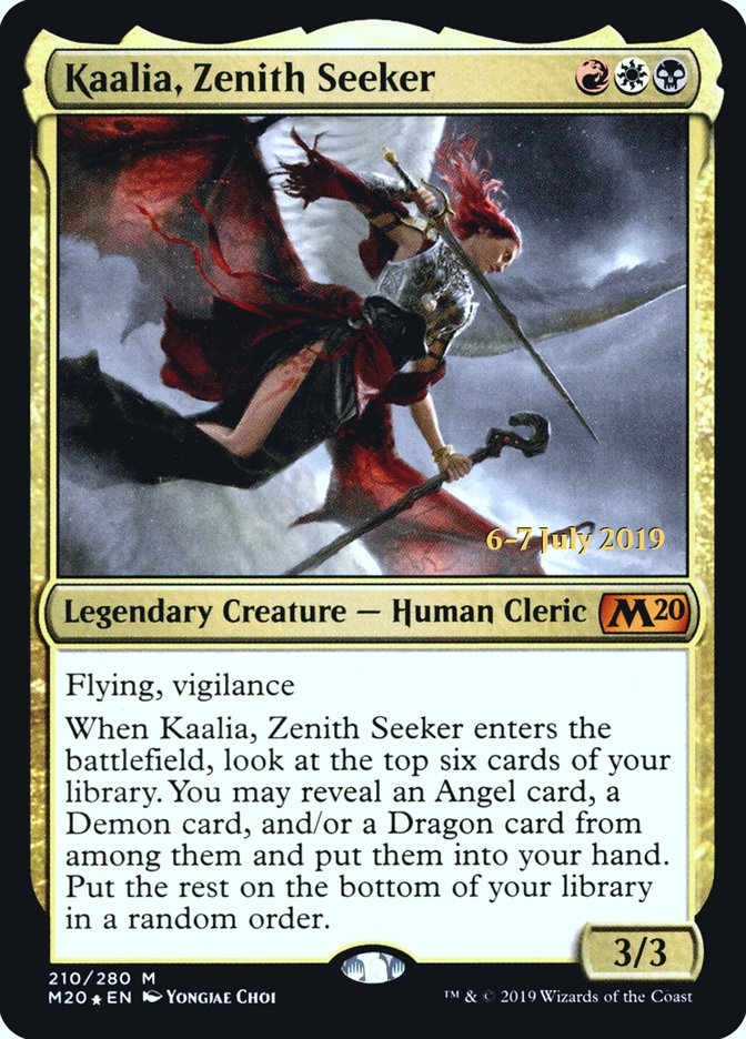 Kaalia, Zenith Seeker  [Core Set 2020 Prerelease Promos] | Event Horizon Hobbies CA