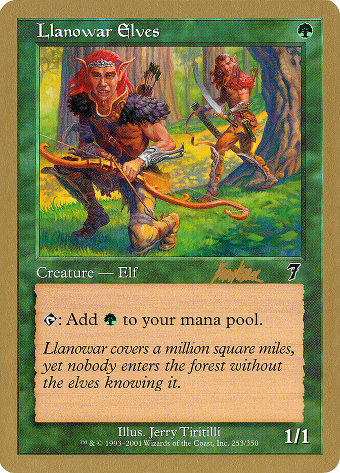 Llanowar Elves (Brian Kibler) [World Championship Decks 2002] | Event Horizon Hobbies CA