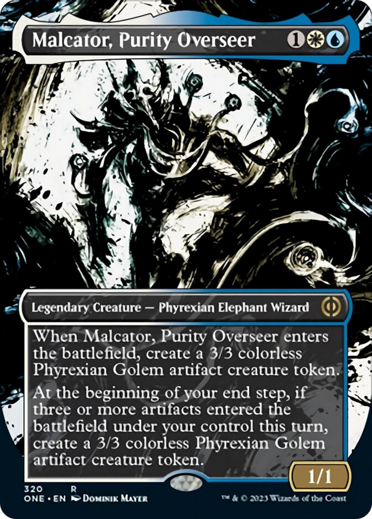 Malcator, Purity Overseer (Borderless Ichor) [Phyrexia: All Will Be One] | Event Horizon Hobbies CA