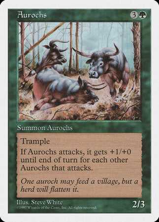 Aurochs [Fifth Edition] | Event Horizon Hobbies CA