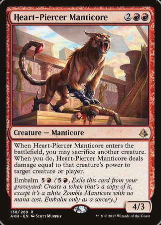 Heart-Piercer Manticore [Amonkhet] | Event Horizon Hobbies CA