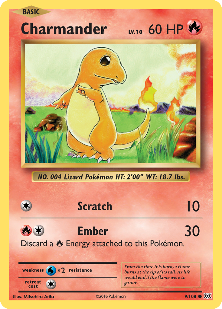 Charmander (9/108) [XY: Evolutions] | Event Horizon Hobbies CA