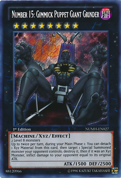 Number 15: Gimmick Puppet Giant Grinder [NUMH-EN027] Secret Rare | Event Horizon Hobbies CA