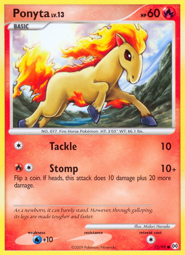 Ponyta (72/99) [Platinum: Arceus] | Event Horizon Hobbies CA