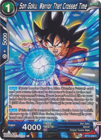 Son Goku, Warrior That Crossed Time (BT10-038) [Revision Pack 2020] | Event Horizon Hobbies CA