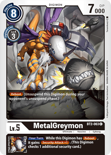 MetalGreymon [BT2-063] [Release Special Booster Ver.1.0] | Event Horizon Hobbies CA