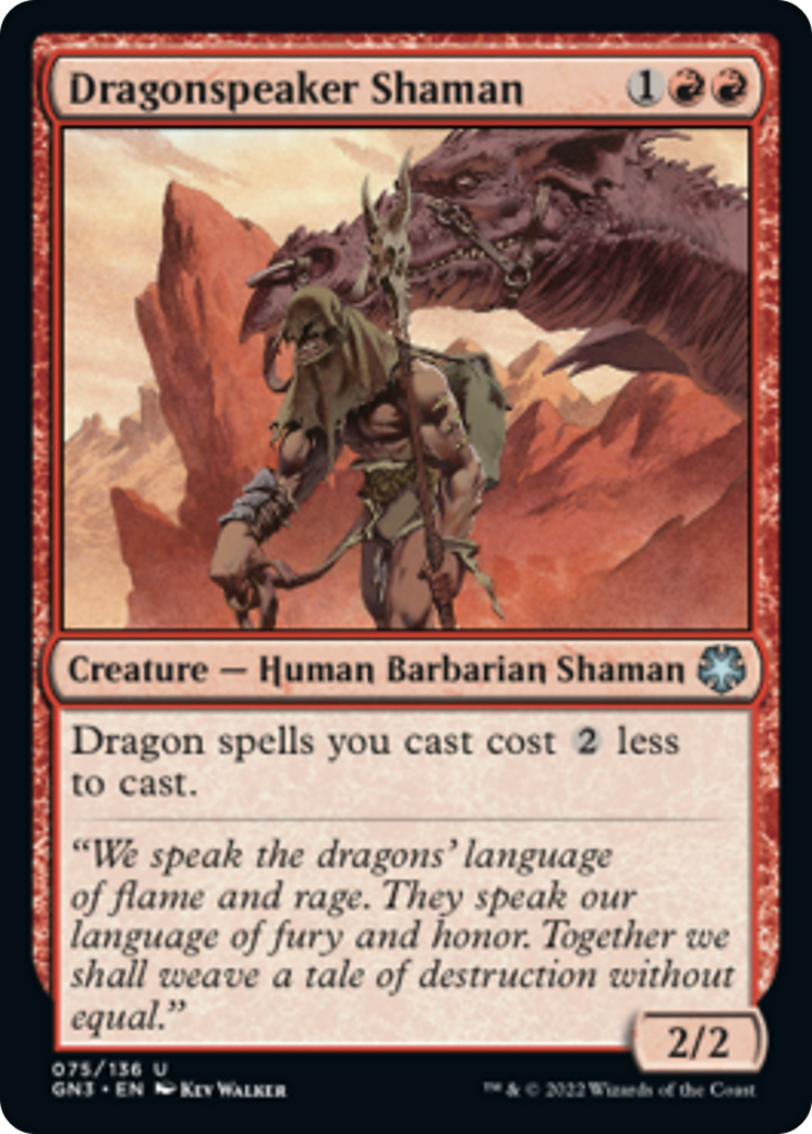 Dragonspeaker Shaman [Game Night: Free-for-All] | Event Horizon Hobbies CA