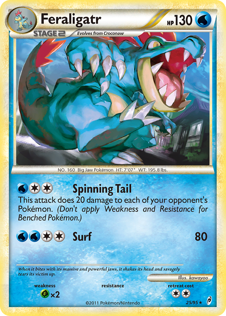 Feraligatr (25/95) [HeartGold & SoulSilver: Call of Legends] | Event Horizon Hobbies CA