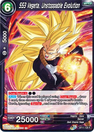 SS3 Vegeta, Unstoppable Evolution (BT11-129) [Vermilion Bloodline] | Event Horizon Hobbies CA