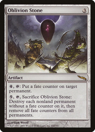 Oblivion Stone [Mirrodin] | Event Horizon Hobbies CA