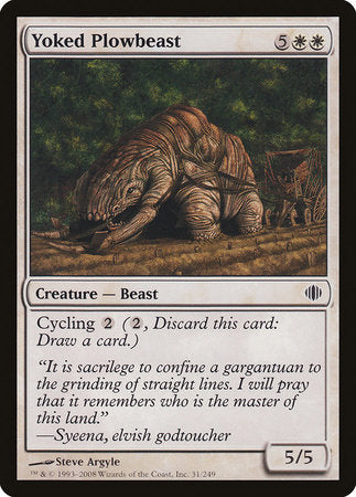 Yoked Plowbeast [Shards of Alara]