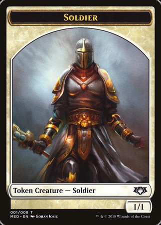 Soldier Token [Mythic Edition Tokens] | Event Horizon Hobbies CA