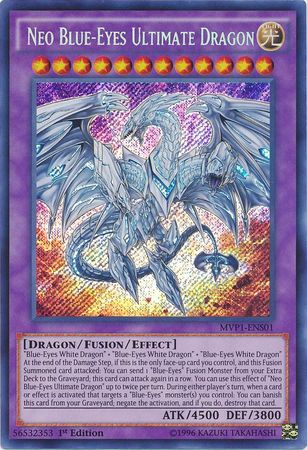 Neo Blue-Eyes Ultimate Dragon [MVP1-ENS01] Secret Rare | Event Horizon Hobbies CA