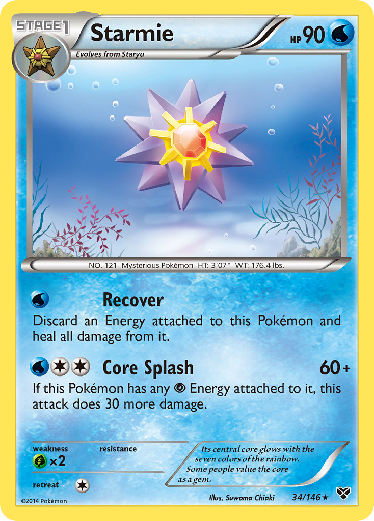 Starmie (34/146) [XY: Base Set] | Event Horizon Hobbies CA