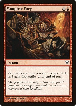 Vampiric Fury [Innistrad] | Event Horizon Hobbies CA