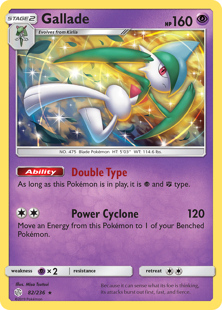 Gallade (82/236) [Sun & Moon: Cosmic Eclipse] | Event Horizon Hobbies CA