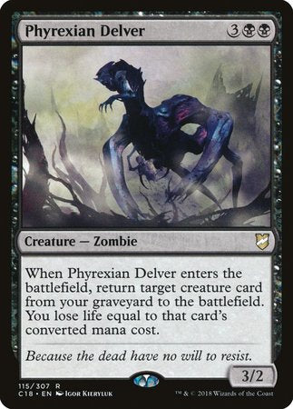 Phyrexian Delver [Commander 2018] | Event Horizon Hobbies CA