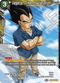 Vegeta, Time for Vacation (EX09-02) [Saiyan Surge] | Event Horizon Hobbies CA