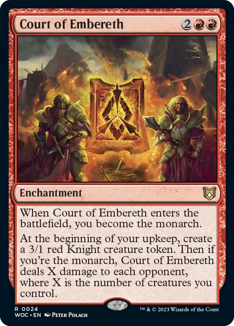 Court of Embereth [Wilds of Eldraine Commander] | Event Horizon Hobbies CA