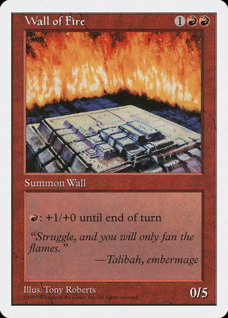 Wall of Fire [Fifth Edition] | Event Horizon Hobbies CA