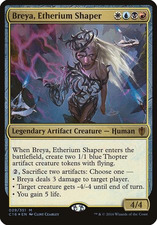 Breya, Etherium Shaper (Commander 2016) [Commander 2016 Oversized] | Event Horizon Hobbies CA