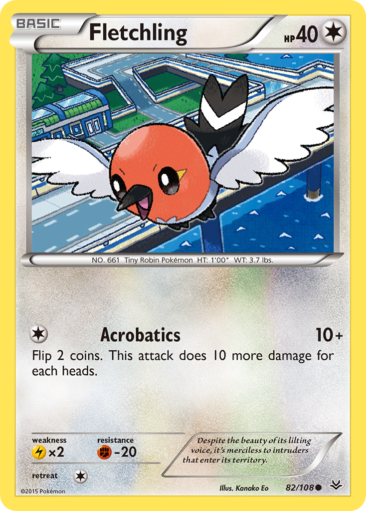 Fletchling (82/108) [XY: Roaring Skies] | Event Horizon Hobbies CA