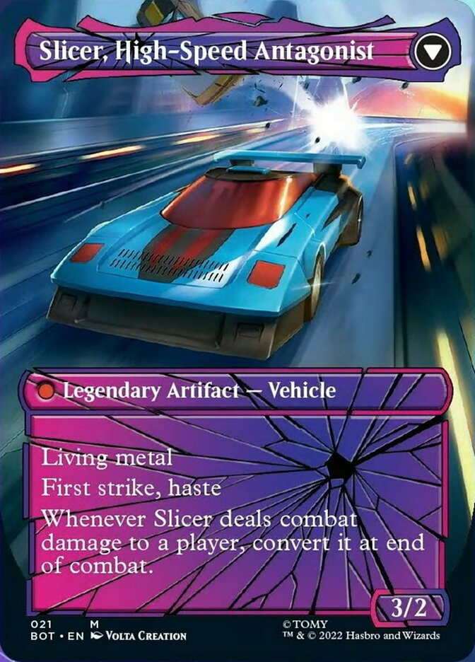 Slicer, Hired Muscle // Slicer, High-Speed Antagonist (Shattered Glass) [Universes Beyond: Transformers] | Event Horizon Hobbies CA