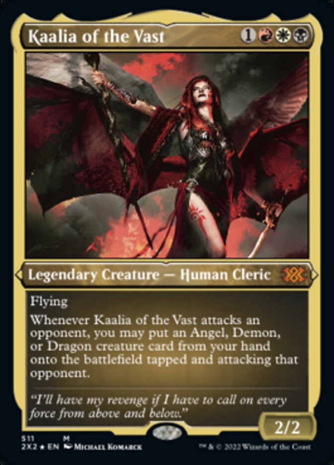 Kaalia of the Vast (Foil Etched) [Double Masters 2022] | Event Horizon Hobbies CA