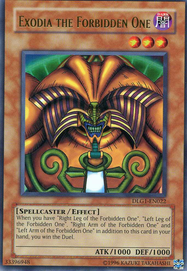 Exodia the Forbidden One [DLG1-EN022] Ultra Rare | Event Horizon Hobbies CA