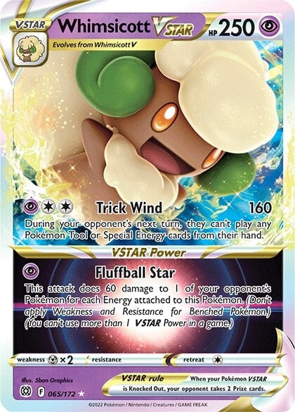 Whimsicott VSTAR (065/172) [Sword & Shield: Brilliant Stars] | Event Horizon Hobbies CA