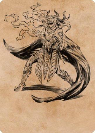 Livaan, Cultist of Tiamat Art Card [Commander Legends: Battle for Baldur's Gate Art Series] | Event Horizon Hobbies CA