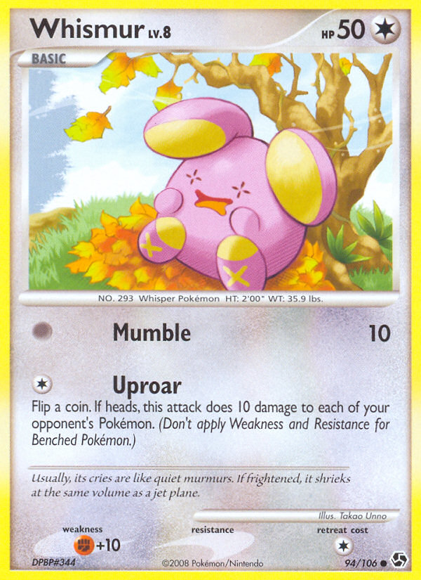 Whismur (94/106) [Diamond & Pearl: Great Encounters] | Event Horizon Hobbies CA