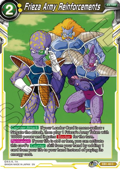 Frieza Army Reinforcements (EB1-48) [Battle Evolution Booster] | Event Horizon Hobbies CA