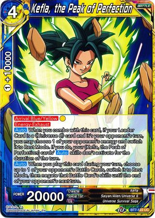 Kefla, the Peak of Perfection (BT7-122) [Assault of the Saiyans] | Event Horizon Hobbies CA