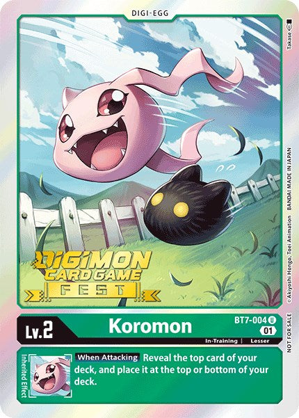 Koromon [BT7-004] (Digimon Card Game Fest 2022) [Next Adventure Promos] | Event Horizon Hobbies CA