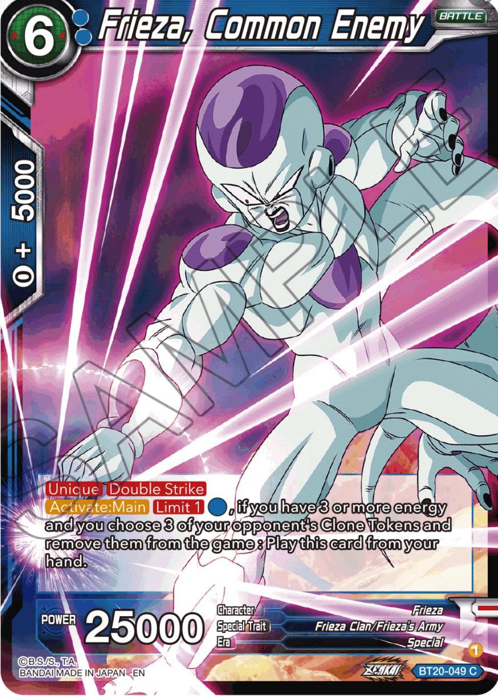 Frieza, Common Enemy (BT20-049) [Power Absorbed] | Event Horizon Hobbies CA