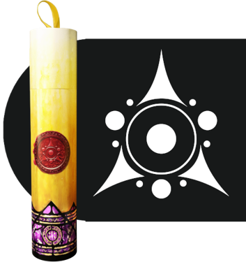 Dice - Infinite Black - Ritual Candle Dice Tube