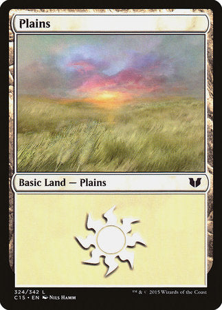 Plains (324) [Commander 2015] | Event Horizon Hobbies CA