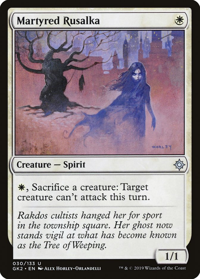 Martyred Rusalka [Ravnica Allegiance Guild Kit] | Event Horizon Hobbies CA