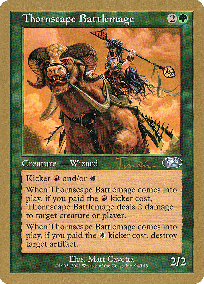 Thornscape Battlemage (Jan Tomcani) [World Championship Decks 2001] | Event Horizon Hobbies CA