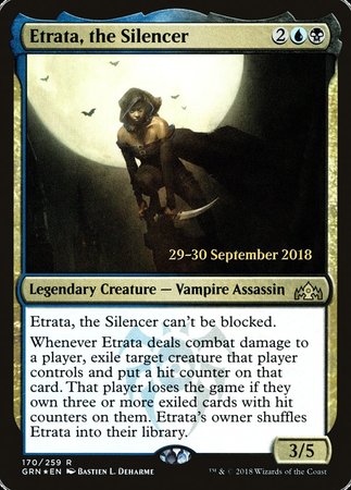 Etrata, the Silencer [Guilds of Ravnica Promos] | Event Horizon Hobbies CA