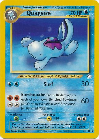 Quagsire (45/111) [Neo Genesis Unlimited] | Event Horizon Hobbies CA