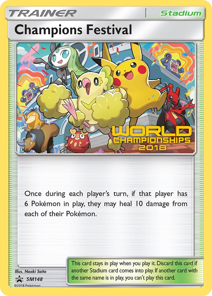 Champions Festival (SM148) (2018 Champion) [Sun & Moon: Black Star Promos] | Event Horizon Hobbies CA