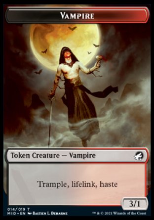 Vampire Token [Innistrad: Midnight Hunt Tokens] | Event Horizon Hobbies CA