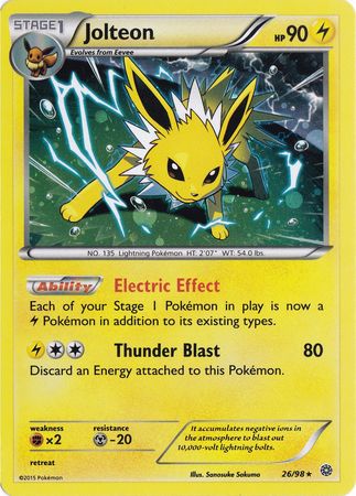 Jolteon (26/98) (Cosmos Holo) [XY: Ancient Origins] | Event Horizon Hobbies CA