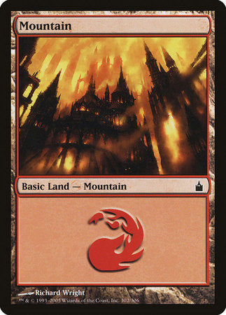 Mountain (302) [Ravnica: City of Guilds] | Event Horizon Hobbies CA