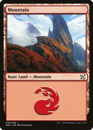 Mountain (76) [Duel Decks: Elves vs. Inventors] | Event Horizon Hobbies CA