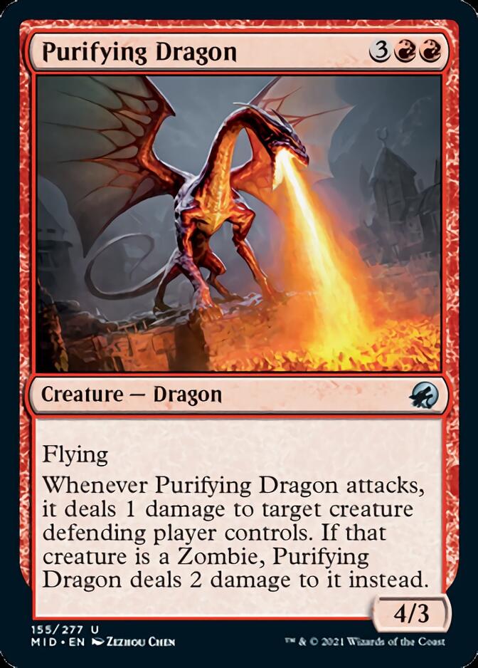 Purifying Dragon [Innistrad: Midnight Hunt] | Event Horizon Hobbies CA